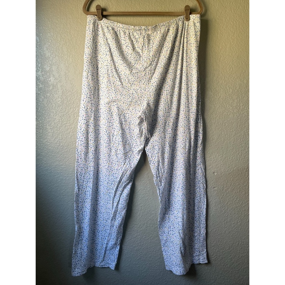 Lauren Ralph Lauren XL 100% Cotton Embroidered Logo Dainty Floral Pajama Set - Picture 10 of 16